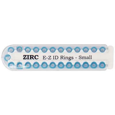 Zirc E-Z ID Instrument Rings, Small, Neon Blue, 25/Pack, 70Z100N thumbnail 9