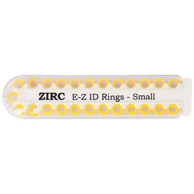 Zirc E-Z ID Instrument Rings, Small, Neon Yellow, 25/Pack, 70Z100O thumbnail 10
