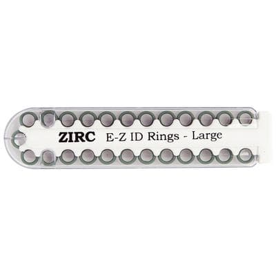 Zirc E-Z ID Rings, Large, Green, 25/Pkg, 70Z200D thumbnail 6
