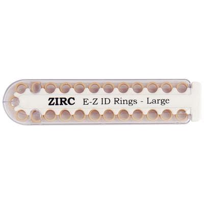 Zirc E-Z ID Instrument Rings, Large, Beige, 25/Pack, 70Z200-G thumbnail 7