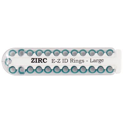 Zirc E-Z ID Instrument Rings, Large, Teal, 1/4" Diameter, 25/Pkg, 70Z200J thumbnail 10