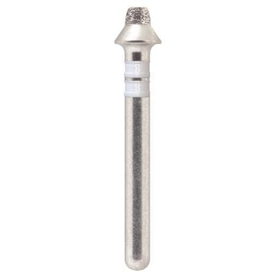 Meisinger 828TW-017 FG Occlusal Reduction Diamond Bur, Tapered, 1.0mm Depth, White, 5/Pack thumbnail 6