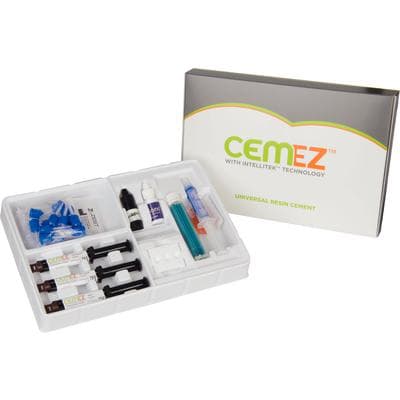 Cem EZ Dual-Cure Universal Resin Cement Starter Kit, 3 x 5g Syringes (Translucent, Warm, White Opaque), with Accessories thumbnail 4