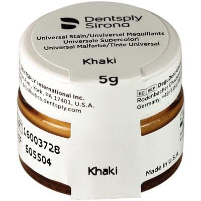 Dentsply Sirona DS Universal Stain, Khaki, 5g Jar, 1/Pkg thumbnail 3