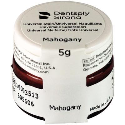 Dentsply Sirona DS Universal Stain, Mahogany, 5g Jar thumbnail 5