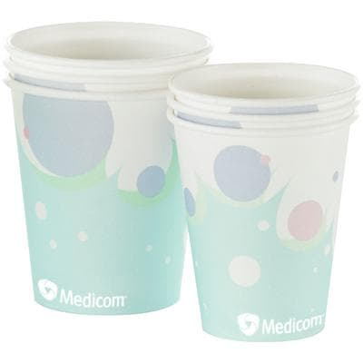 Medicom SafeBasics Poly-Coated Paper Cups, 5 oz, Bubbles Design, 1000/Case, 115-CH thumbnail 9