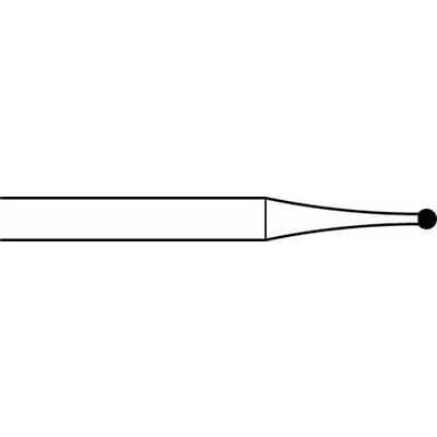 Midwest Once Sterile Surgical Carbide Bur, Round #6, 1.8 mm, Right-Angle Latch, 10/Pk, 314906 thumbnail 5