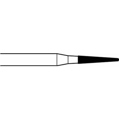 Midwest Once Sterile Trimming & Finishing Carbide Bur, FG, #9214, Tapered Fissure, 1.0 mm Diameter, 10/Pk thumbnail 3