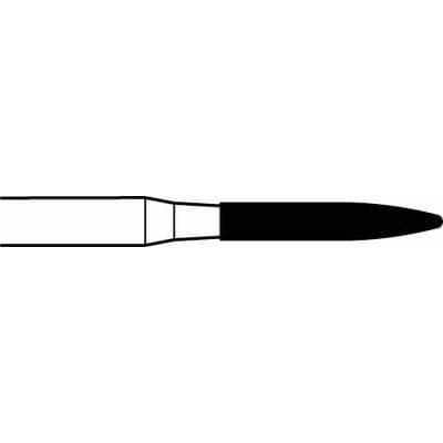 Midwest Once Sterile Trimming & Finishing Carbide Bur, FG, Flame, #48L-012, 1.2 mm Diameter, 10/Pkg, 319548 thumbnail 11