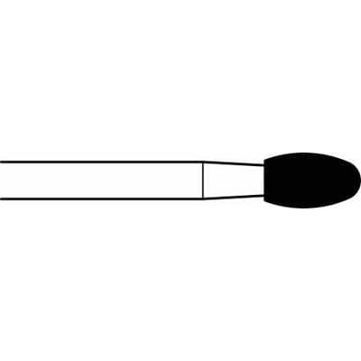 Midwest ONCE Sterile Carbide Trimming & Finishing Bur, Friction Grip, Football Shape, #OF1, 2.3 mm, 10/Pk, 319588 thumbnail 12