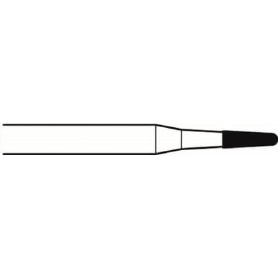 Midwest ONCE Sterile Carbide Bur, Trimming & Finishing, FG, Tapered Fissure #OF2, 0.9 mm Diameter, 10/Pk, 247-009 thumbnail 3
