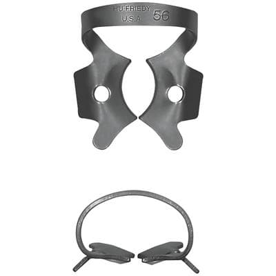 Hu-Friedy Black Line Rubber Dam Clamp #56, Winged Molar, RDCM56X thumbnail 7