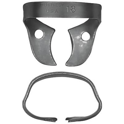 Hu-Friedy Black Line Rubber Dam Clamp #18, Wingless, Molars, RDCM18X thumbnail 9