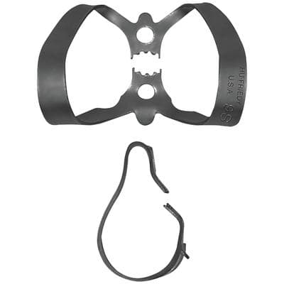 Hu-Friedy Black Line Rubber Dam Clamp #9S, Winged, Anterior, RDCM9SX thumbnail 8