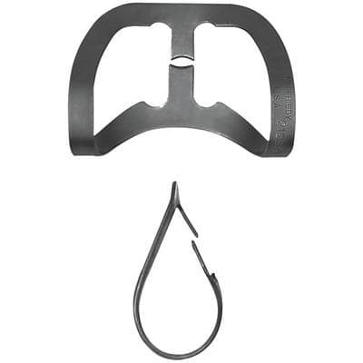 Hu-Friedy Black Line Rubber Dam Clamp #212SA, Wingless, Odd Shaped Anterior, RDCM212SAX thumbnail 8