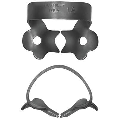 Hu-Friedy Black Line Rubber Dam Clamp #1A, Winged, Canines and Premolars, RDCM1AX thumbnail 8