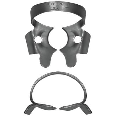Hu-Friedy Black Line Rubber Dam Clamp #4, Winged, Upper Molars, RDCM4X thumbnail 7