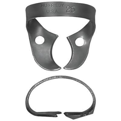 Hu-Friedy Black Line Rubber Dam Clamp #25, Wingless, Upper Left/Lower Right Molars, RDCM25X thumbnail 7