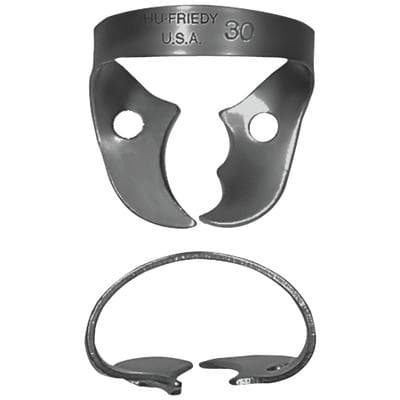 Hu-Friedy Black Line Rubber Dam Clamp #30, Wingless, Upper Right Molar, RDCM30X thumbnail 7