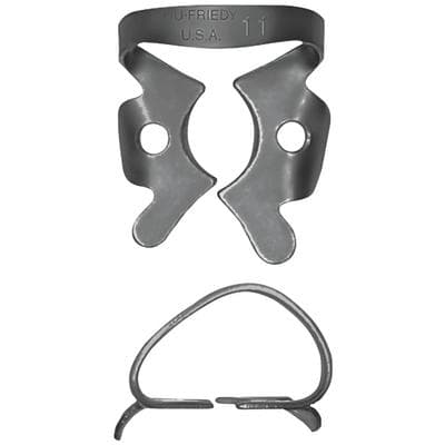 Hu-Friedy Black Line Rubber Dam Clamp #11, Winged, Small Upper Right/Lower Left Molars, RDCM11X thumbnail 9