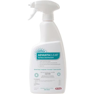 Hu-Friedy AdvantaClear Surface Disinfectant Spray, 24 oz Spray Bottle, Ready-to-Use, Fragrance-Free, IMS-2024 thumbnail 10