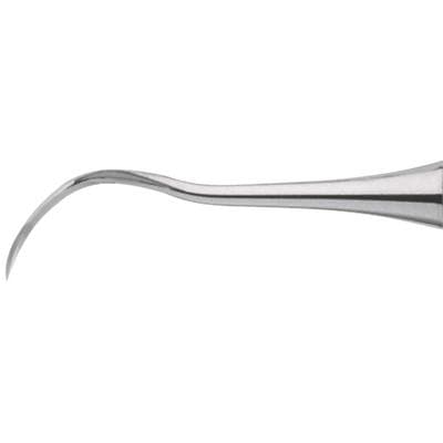 Hu-Friedy Nevi Posterior Sickle Scaler, Double-Ended, Size 4, #6 Satin Steel Handle, SCNEVI46 thumbnail 4