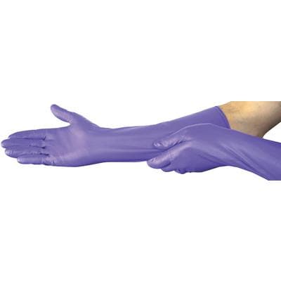 Halyard Purple Nitrile Max Exam Gloves, Powder-Free, Large, 50/Box, 44994 thumbnail 6