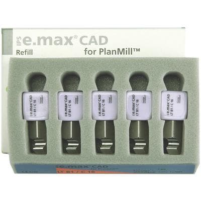 IPS e.max CAD PlanMill Blocks, Low Translucency, Shade B1, Size C16, 5/Box thumbnail 4