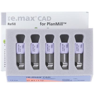 IPS e.max CAD PlanMill Blocks, Low Translucency, Shade A1, I12, 5/Box thumbnail 11