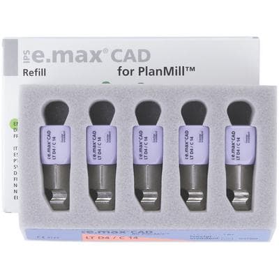 IPS e.max CAD PlanMill LT I12 A3 Lithium Disilicate Milling Blocks, Low Translucency, Shade A3, 5/Box thumbnail 11