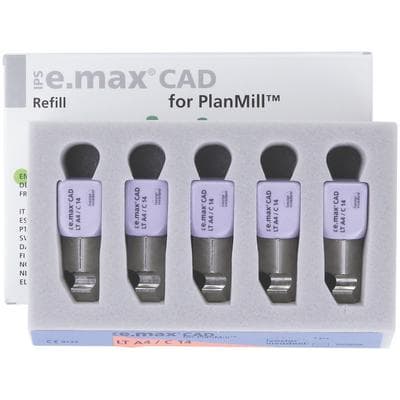 IPS e.max CAD PlanMill Blocks, Low Translucency (LT), Shade A4, Size C14, 5/Box thumbnail 11