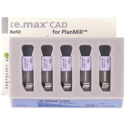 IPS e.max CAD PlanMill HT A2 I12 Milling Blocks, High Translucency, Shade A2, 5/Box thumbnail 12