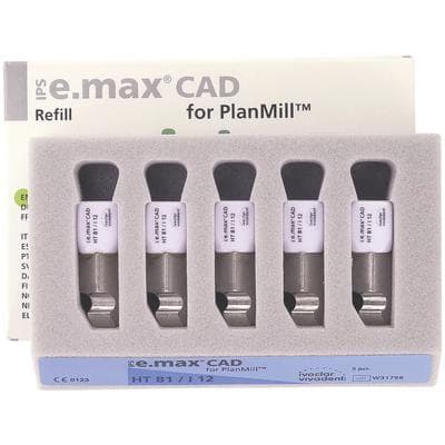 IPS e.max CAD PlanMill Blocks, High Translucency, Shade B1, Size I12, 5/Box thumbnail 10