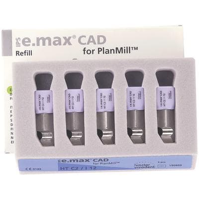 IPS e.max CAD PlanMill Blocks, High Translucency, Shade C2, I12, 5/Box thumbnail 10