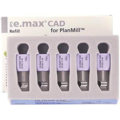 IPS e.max CAD PlanMill Blocks, High Translucency, C14, Shade D3, 5/Box thumbnail 9