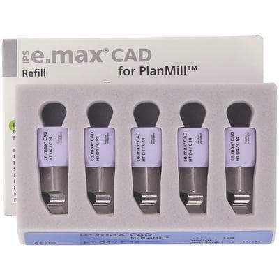 IPS e.max CAD PlanMill Blocks, High Translucency, C14, Shade D4, 5/Box thumbnail 4