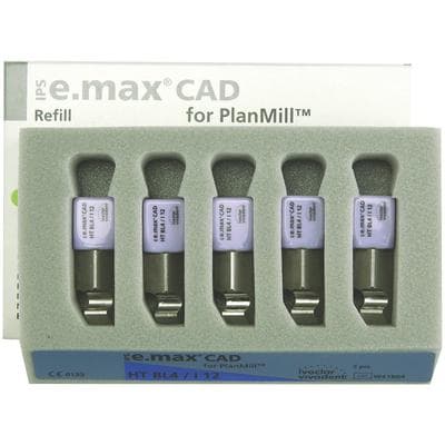 IPS e.max CAD PlanMill Blocks, High Translucency, Shade BL4, Size I12, 5/Box thumbnail 10