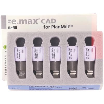 IPS e.max CAD PlanMill Blocks, High Translucency, C14, Shade BL2, 5/Box thumbnail 10