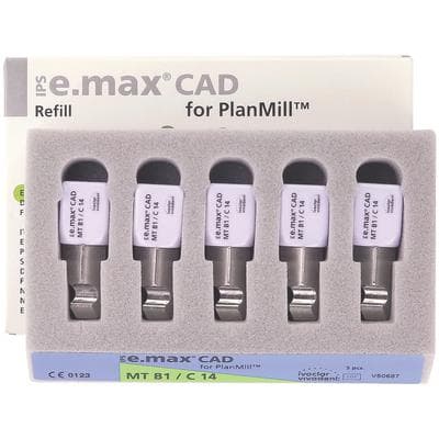 IPS e.max CAD PlanMill Blocks, Medium Translucency, C14, Shade B1, 5/Box thumbnail 9