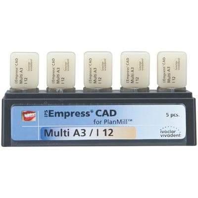 IPS Empress CAD Multi I12 Milling Blocks for PlanMill, Shade A3, 5/Box thumbnail 9