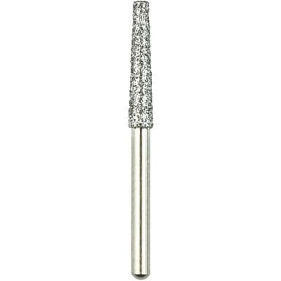Shofu Robot FG Diamond Point, Flat End Tapered Cylinder, Regular Grit, #173/022, 2.2 mm Diameter, 10.0 mm Length, 1/Pkg, 0824 thumbnail 6
