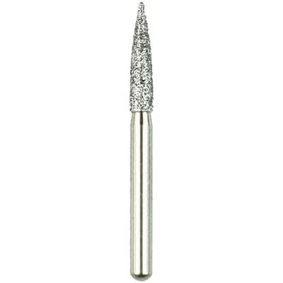 Shofu Robot Point Diamond Bur FG, Flame, Standard Grit, #249/017, 1.7 mm Diameter, 7.5 mm Length, 0842, 1/Pk thumbnail 6