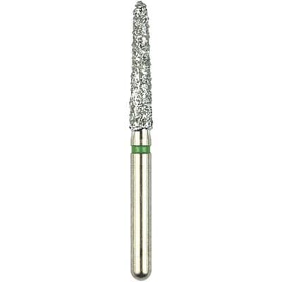 Shofu Robot Diamond Point, FG, Tapered Cylinder Round End, Coarse (Green), 1.8 mm, 9.0 mm, 835C-1 thumbnail 15