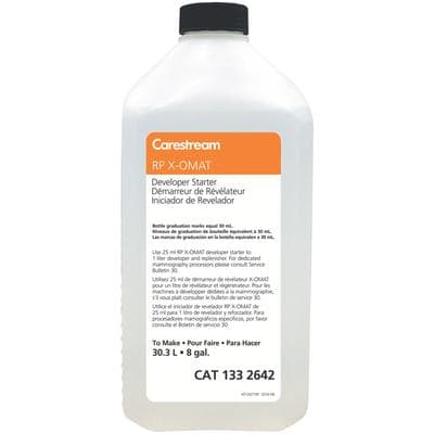 Carestream Health RP X-OMAT Developer Starter, Ready-To-Use Liquid, 425 ml Bottle - RP X-OMAT Developer Starter, 500 ml - 425 ml - Image 1