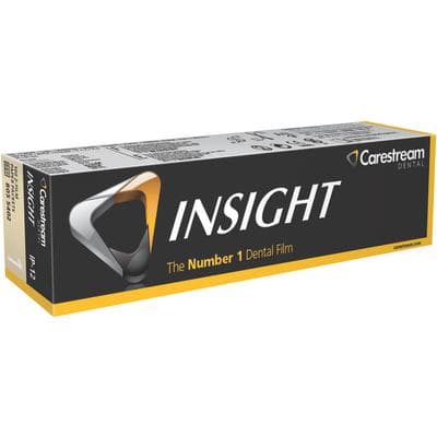 Carestream Insight IP-12 Intraoral Dental X-Ray Film, Size 1, Double Film, Paper Packets, F-Speed, 100/Box, 8055402 thumbnail 16