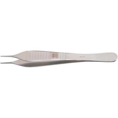 Adson Dressing Forceps, 4-3/4" (12.1 cm), Serrated, Delicate, Stainless Steel, Autoclavable, 1 Each thumbnail 9