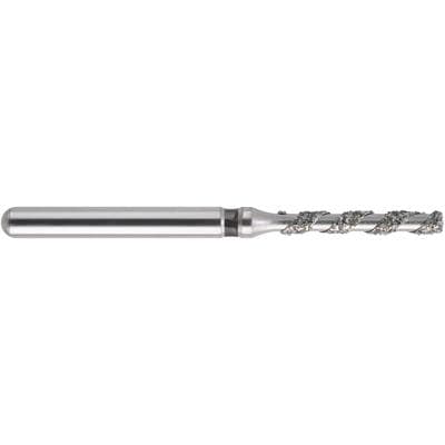 Midwest Once® Helical Single Use Diamond Bur – FG, Super Coarse, Flat End Cylinder, #837-016, 0.8 mm Diameter, 1.6 mm Length, 25/Pkg thumbnail 2