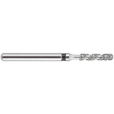 Midwest Once® Helical Single Use Diamond Bur – FG, Super Coarse, Cylinder, #837KR, 0.8 mm Diameter, 1.4 mm Length, 25/Pkg thumbnail 2