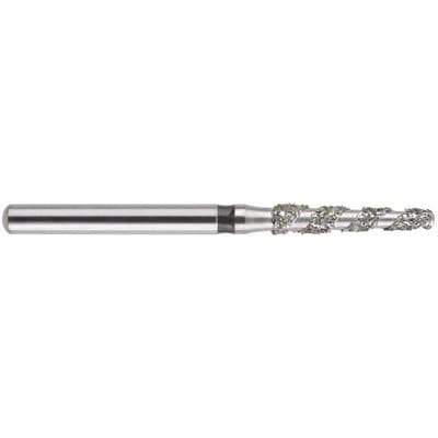 Midwest Once® Helical Single Use Diamond Bur – FG, Super Coarse, Cone, #847KR-016, 0.6 mm Diameter, 1.6 mm Length, 25/Pkg thumbnail 3