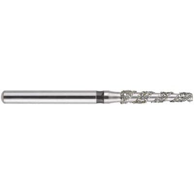 Midwest Once® Helical Single Use Diamond Bur – FG, Super Coarse, Cone, #848-018, 1.0 mm Diameter, 1.8 mm Length, 25/Pkg thumbnail 2